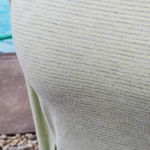 Mossimo striped long sleeve shirt sz M, gray/green - Picture 12 of 16